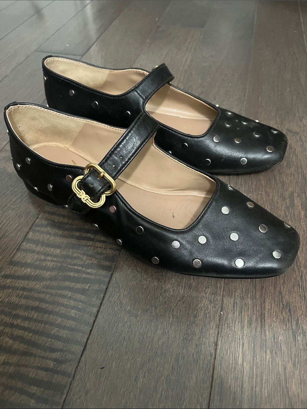 Sam Edelman Michaela Studded Mary Janes Size 7.5